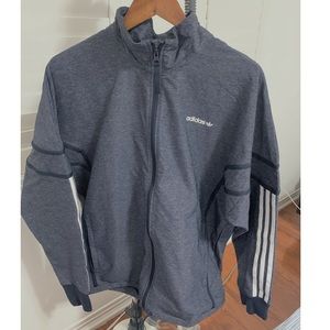 Adidas Grey Essentials Windbreaker